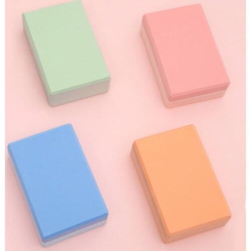 25*15cm Yoga Block Pilates Cork Brick Anti-cracking TPE Foam Sports Fitness Gym Workout Body Slimming Blocks Yoga Pillow Block