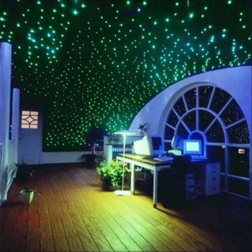 Childs Room Wall Stikers 100Pcs 3D Stars Glow Shine In The Dark Luminous Wall Glowing Stickers for Living Room Home Decoration