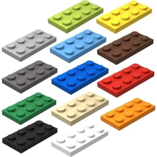 MOC 3020 Assembles Particles Accessories Components 2x4 Normal Board 20PCS Bricks Colorful Building Blocks Educational Toy City