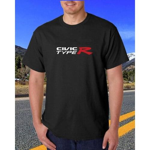 Brand T-Shirt Men 2019 Fashion Japan Car Civic Type R Black T-Shirts Tee Grey Tee Mens S To 3XL Print Tees Short Sleeve O-Neck