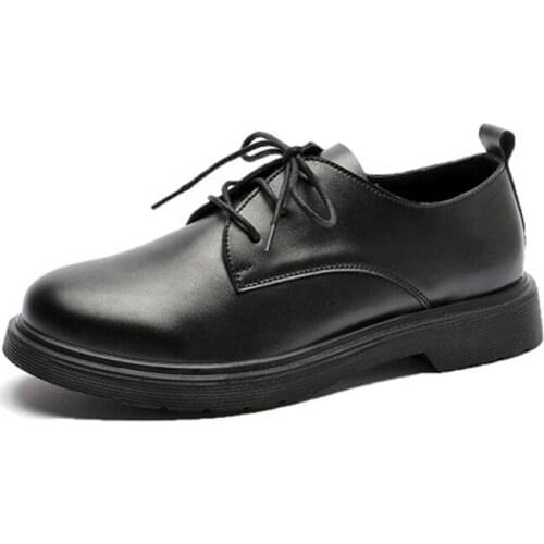 2021 Early Autumn New Original Design Mens Dress Shoes Round Toe Lace-up Basic Casual Shoes Wear-resisting Suitable for Daily