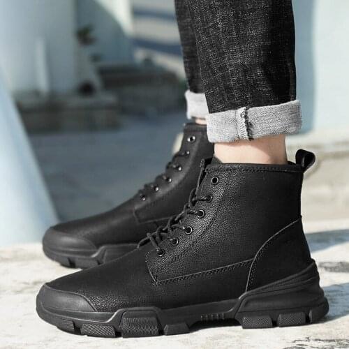 Men Casual Sneaker Casual Shoes Mens Hot Sale Leather Men Black Mens Running Sports For Sneakers Boots Fashion
