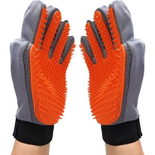 Upgrade Fund Pets Glove 333 Needle New Pattern Rubber Massage Glove Take A Shower Cosmetology Glove Glove