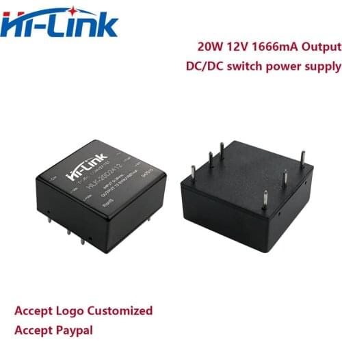 DC-DC converter module 9-36V to 12V 1666mA output 24v ac to 12v dc converter HLK-20D2412 Hi-Link