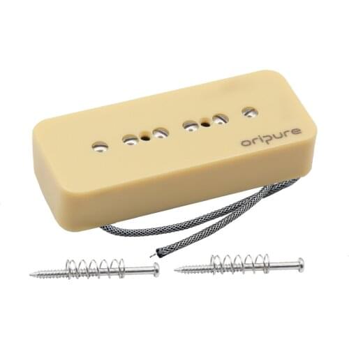 OriPure Vintage Alnico 5 Guitar Pickup P90 Soapbar Bridge Pickup Full Solid Sound for LP P90 Style Guitar Parts