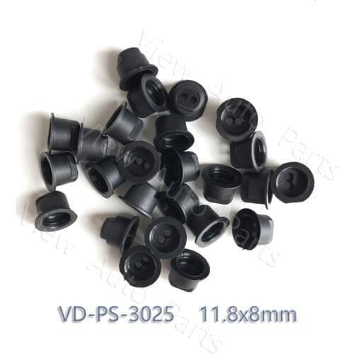 50pcs Fuel injector Plastic Part Pintle Cap Fit for OEM ASNU036 Fuel Injector Repair Kits 11.8*7.7*2.1mm VD-PS-3025