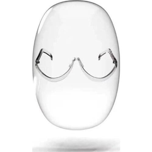 Clear Full Face Shield Sunglasses women men 2021 high quality Oversize Shield Visor Sun Glasses anti fogg oculos de sol feminino