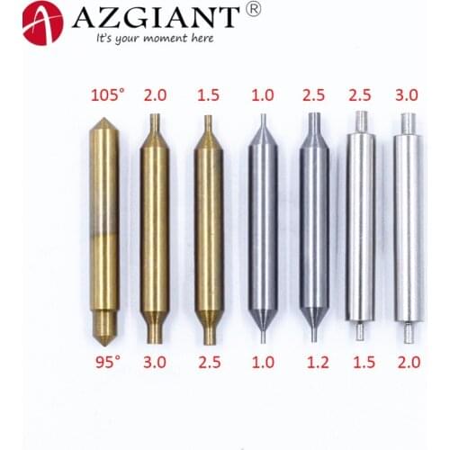 Double Head 95 Degree 105 Degree 1.0mm 1.2mm 1.5mm 2.0 2.5 3.0 Tracer Probe for Key Cut Machine Positioning Pin Locksmith Tool