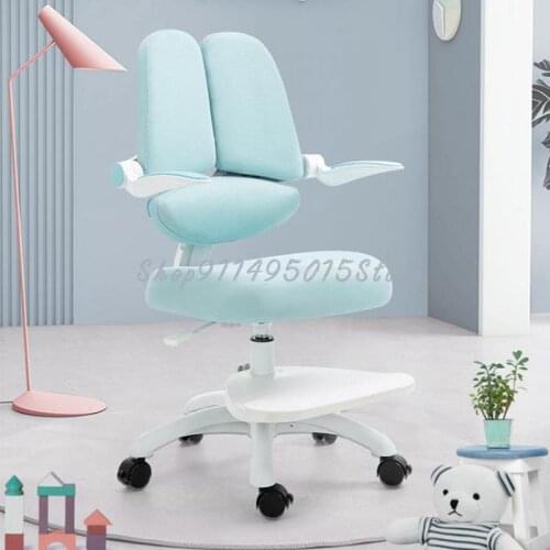 Childrens Learning Chair Correction Posture Adjustable Lifting Backrest Chair Primary School Students Arched Back Writing Chair