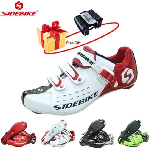 SIDEBIKE cycling shoes road men women sapatilha ciclismo mtb bicicleta carretera breathable mountain bike shoes self-locking