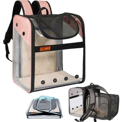 Large Capacity Breathable dog carriers bags travel Transparen Space Capsule Dog Bag Portable Outdoor Cat Foldable extensible
