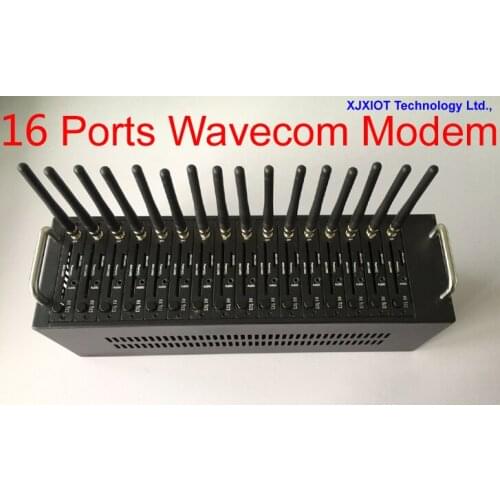 Xjx gprs modem 16 ports 2016 cheapest Wavecom wavecom q2303 modem pool with gsm module Sms massa