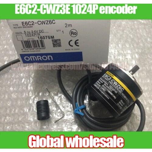 1pcs E6C2-CWZ3E 1024P/R encoder for Omron / optical rotary encoder / 1024 line incremental encoder