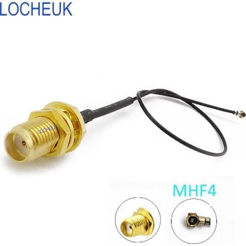 10Pcs IPX IPEX U.FL MHF4 to SMA Female Jack RF Pigtail Jumper Cable 0.81mm for PCI WiFi Card Wireless Router