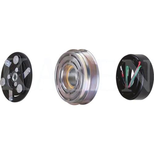 12V Air Conditioning A/C AC Compressor Plastic Pulley Rubber Bumpers 5PK 117MM 35*55*20 For HONDA JAZZ CITY
