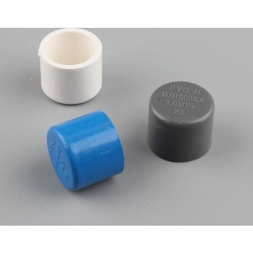 5pcs 20mm PVC Pipe End Cap Plastic Blanking Plugs PVC Pipe Plug PVC End Cap For Garden Accessories Gardening Tools And Equipment