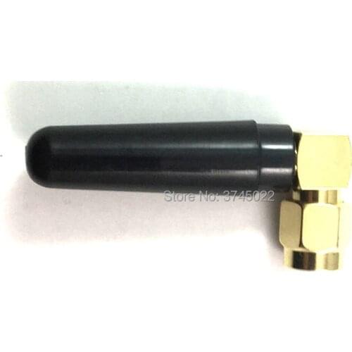 5pcs 2dbi 2.4Ghz 5.8Ghz Antenna With Rp-Sma Male Connetor for Wifi Router Right Angel 4cm Length Dual Band Aerial