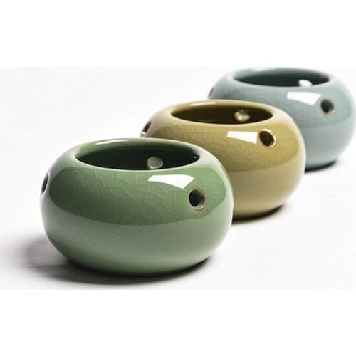 Antique Cigar Smoking Accessories Teahouse Living Room Supply Household Merchandises Longquan Celadon Ashtray Ash Tray Holder