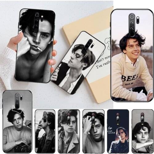 CUTEWANAN Cole Sprouse Moley Riverdale Phone Case Cover for Redmi Note 9 8 8T 8A 7 6 6A Go Pro Max Redmi 9 K20