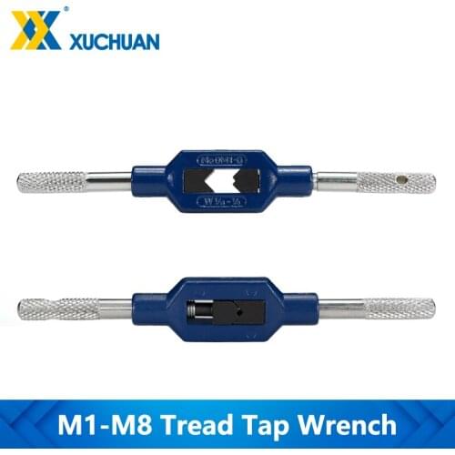 Adjustable Hand Tap M1-M8 Thread Tap Wrench Metric Handle Tapping Reamer Tool Accessories For Taps Die Hand Screw Wrench