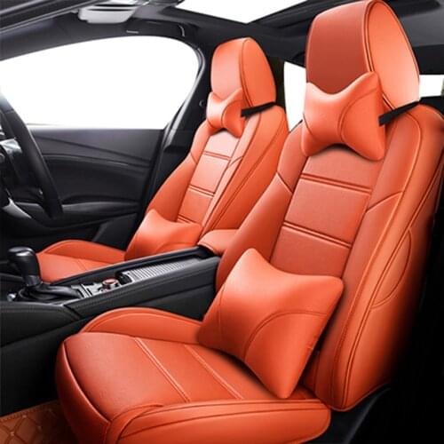 Custom car leather seat cover For Porsche Cayenne 955 957 958 Macan accessories covers for car seats