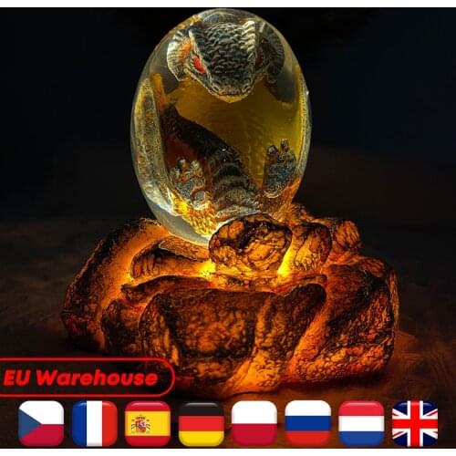 Lava Dragon Egg Ornamental Collection Dinosaur Egg DecorStatue Resin Dragon Egg Crystal Minerale Reiki Gemstone Home Decoration