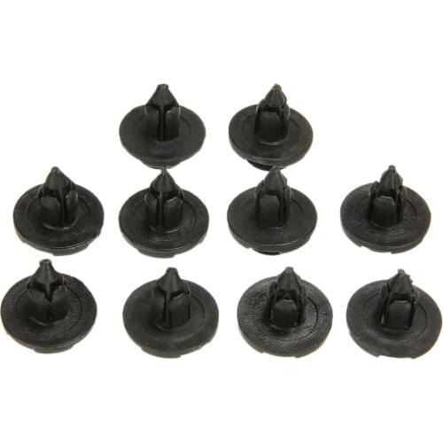 Mayitr 10Pcs/set Plastic Car Bumper Trim Clip Trim Panel Clip Fasteners For Nissan Micra Almera XTrail Juke