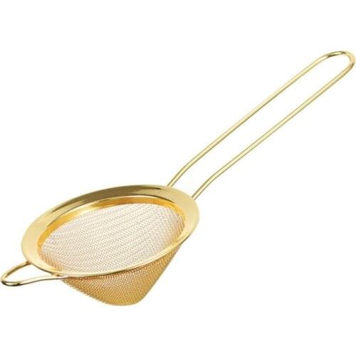 Stainless Steel Fine Mesh Conical Cocktail Filter Sieve for Removing Juice Julep 37MF