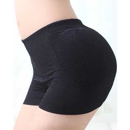 New Women Middle Waist Underwear Abundant Buttocks Padded Seamless Butt Lift Lingerie Hip Up Control Panties