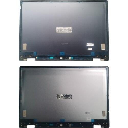 New Case Cover For Asus VivoBook Flip 14 TP412 TP412U TP412UA touch Series Rear Lid TOP Case laptop LCD Back Cover Silver/Black