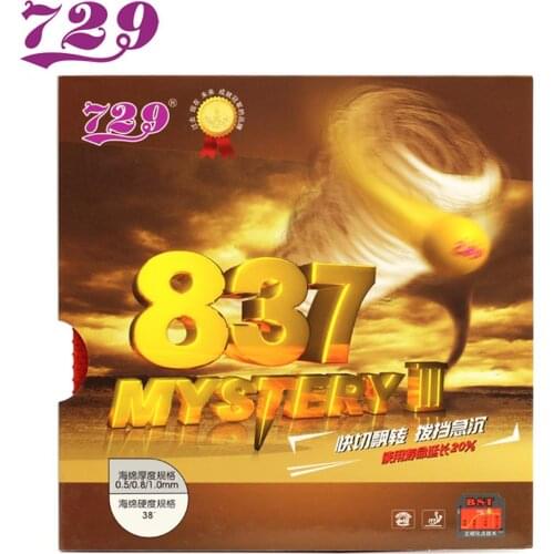 Original RITC 729 Friendship 837 Long Pimples Table Tennis（ Ping Pong） Rubber with Sponge