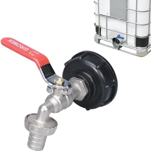 1PCS Water Tank Tap Adapter 1/2" 3/4" Coarse Thread Connector Replacement Valve Fitting Parts Brass