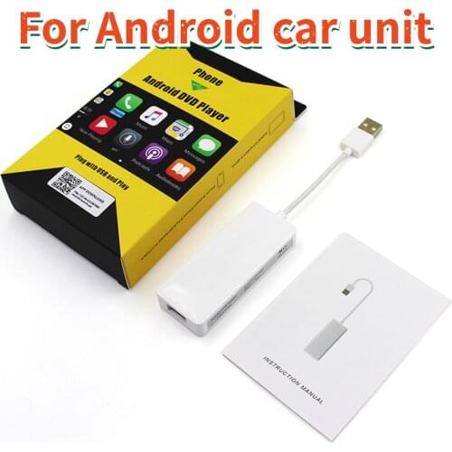 Apple Carplay and android auto connect Android car Radio by USB cable For iPhone and Android cellphone