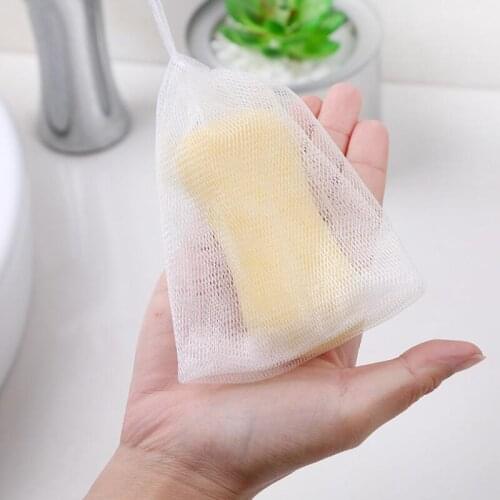 Soap Blister Bubble Net Deep Cleaning Cream Foaming Cleanser Face Wash Froth Nets Manual Bag Bathroom Accessories LX2814