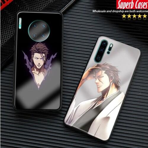 Sosuke Aizen bleach For Huawei Honor V Mate P 9 10 20 30 Lite Pro Plus Nova 2 3 4 5 soft silicone glass phone case cover shell