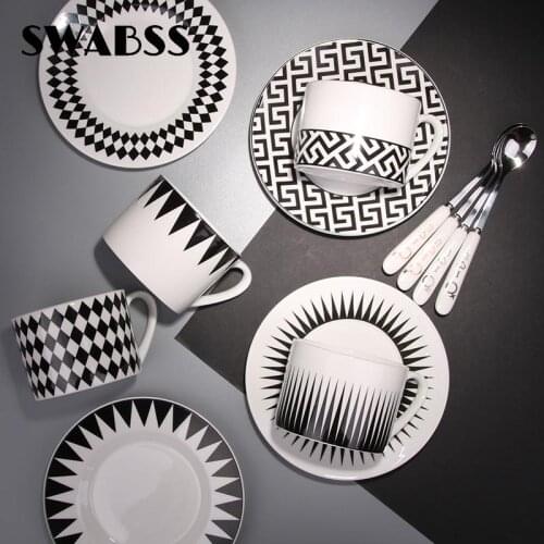 Кофейные чашки с блюдцами SWABSS China At AliExpress