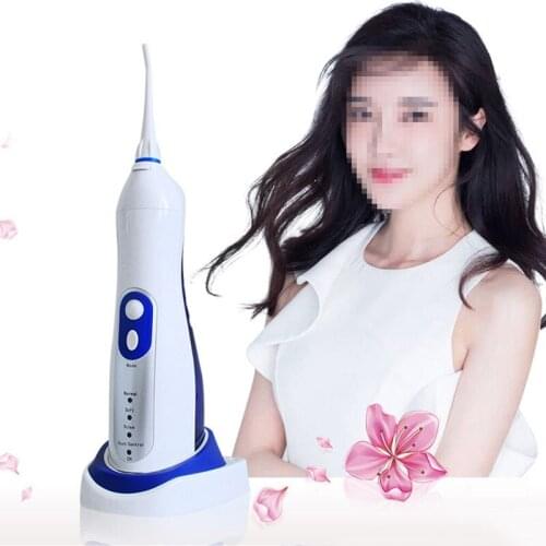 ABS Electric Dental Punch Induction Charging IPX7 Waterproof Four Modes Smart Screen Switching High Voltage Pulse