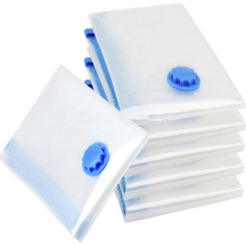 Saving Space Seal Vacuum Bags Transparent Border Folding Compressed Organizer air vacuum bags for clothes