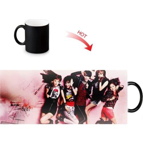 Fun 4MINUTE pattern mugs magic color changing coffee mug customized tea milk cup gift idea 350ml