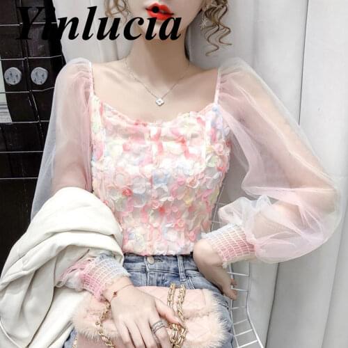 Yinlucia Blouses With Sleeves