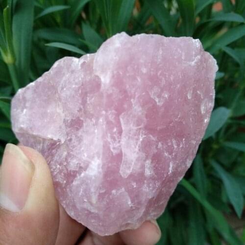 1pcs 150g Natural Rough Rose Quartz Crystals (Raw Specimen Healing Reiki Love Stone)