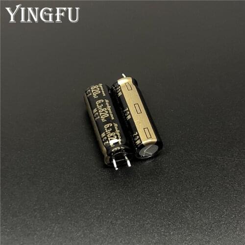10pcs/100pcs 820uF 6.3V RUBYCON MCZ Series Ultra Low ESR 8x25mm 6.3V820uF Motherboard Capacitor