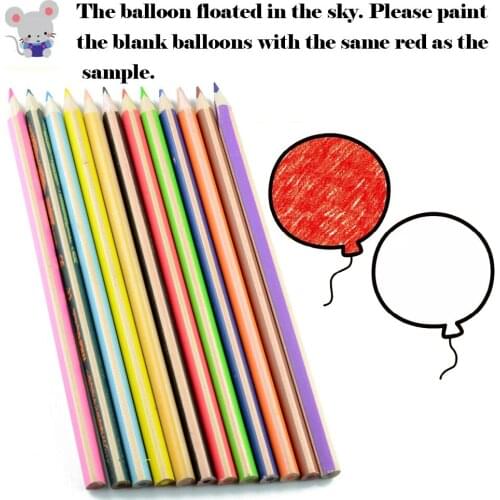 12 Color Pencil Coloring Book School Supplies Coloring Book Professional Colored Pencil Painting Drawing Sketch