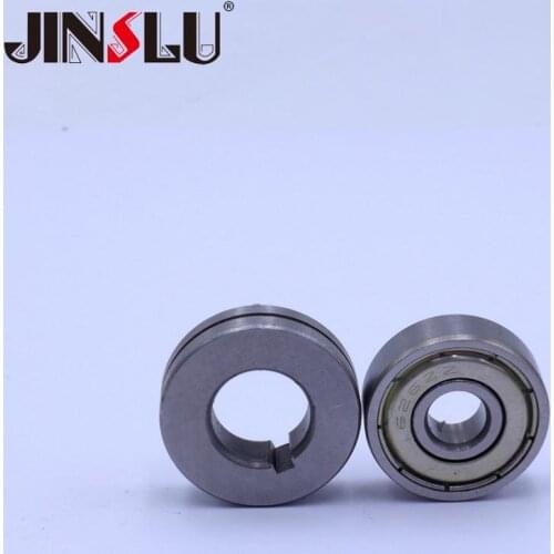 2pcs Plain Roller 0.8-1.0mm For Aluminum Wire MIG Spool Gun Push Pull Feeder Aluminum Steel Welding Torch