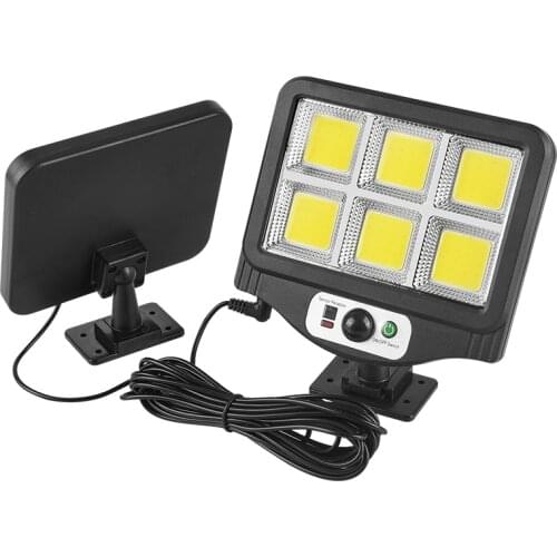 3000mah IPX65 Waterproof Solar Light PIR Motion Sensor Garden Wall Outdoor Indoor Solar Street Lamp Smart Remote Control Lamp