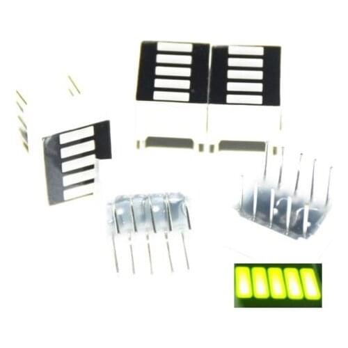 5pcs LED Bar Display Segments 5LED Bar Graph Yellow Green Light 5 Segment Bar