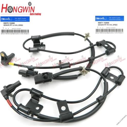 95670-1G000 95671-1G000 New ABS Wheel Speed Sensor Front Left&Right for Hyundai Accent 06 - 11 Rio Rio5 07-11 956701G000