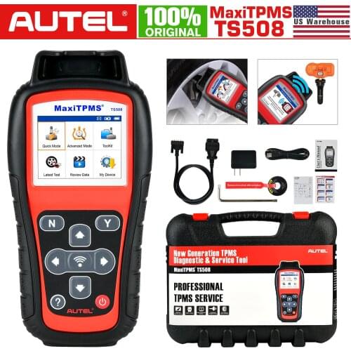 Autel MaxiTPMS TS508 TPMS Tool with MX Sensor Car Diagnostic Tool Kit, TS508K TPMS System Sensor Program MX-sensors Conduct TPMS