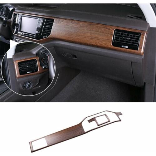 For Volkswagen Atlas 2018-2021 Wood Grain Central Console Air Outlet Vent Trim Car modification Auto parts