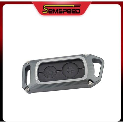 Motorcycle Remote Control Key Case Cover For YAMAHA NVX155 150 125 Aerox 155 2016-2020 2018 2019 SEMSPEED Key Chain Shell Holder